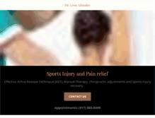 Tablet Screenshot of manualtherapist.com